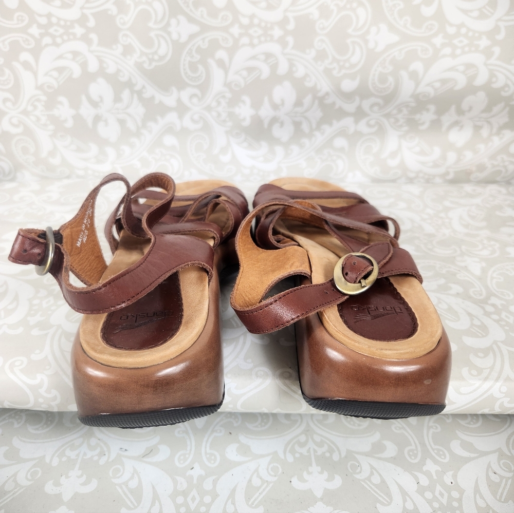 EUC Dansko Chestnut Leather Sandals - Picture 5 of 6